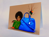 Pack Light (Blue) Greeting Card