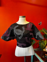 Ankara Wrap-around top