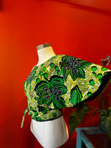 Ankara Wrap-around top