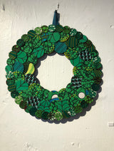 Recycled Xmas Wreath