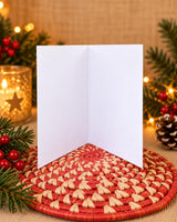 Handmade African Nativity Christmas Card | Folk Art Holiday Greetings