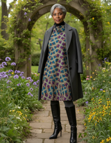 Olivia Dress (purple, blue, beige)