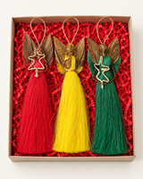 Handcrafted Sisal Angel Ornaments