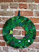 Recycled Xmas Wreath