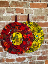 Recycled Xmas Wreath