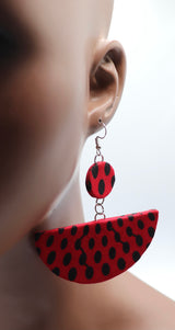 Ankara Fabric Earrings