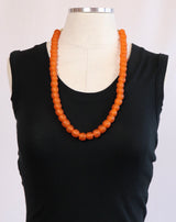 Round Trade Bead Necklace - Solid