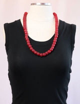 Round Trade Bead Necklace - Solid
