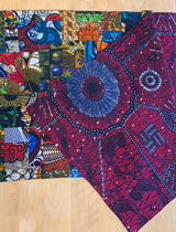 Reversible Quilted Ankara Table Runner