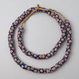 Trade Bead Necklace - Blue/Red/White Multi