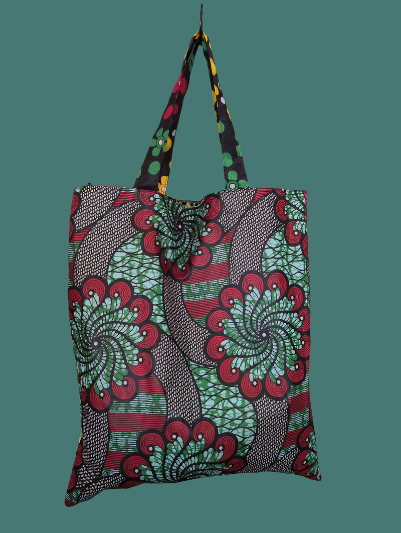 Reusable patchwork Tote Bag