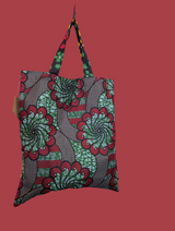 Reusable patchwork Tote Bag