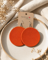 Handmade fabric earrings