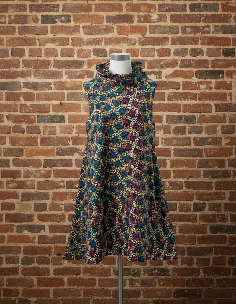 Olivia Dress (purple, blue, beige)