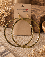 Handmade fabric earrings