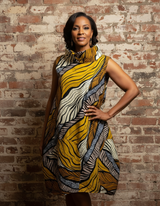 Olivia dress (Mustard)