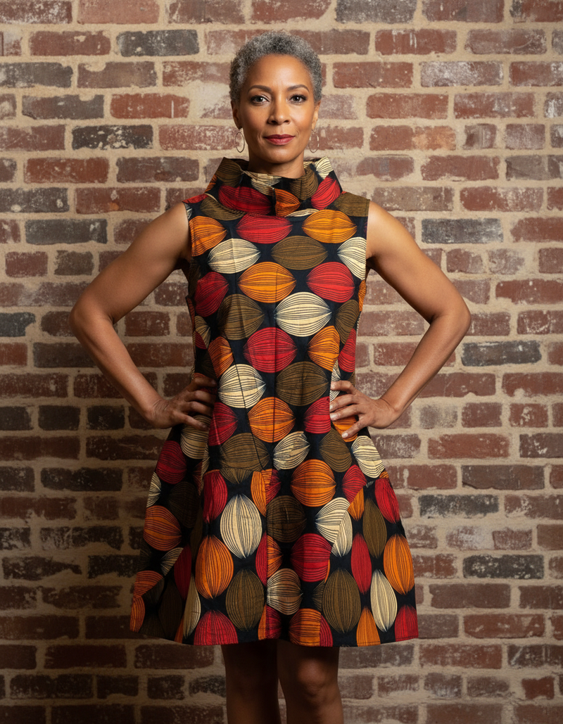 Olivia dress (Mustard)