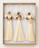 Handcrafted Sisal Angel Ornaments