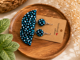 Handmade fabric earrings