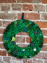 Recycled Xmas Wreath