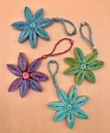 Handcrafted Paper Flower Ornaments