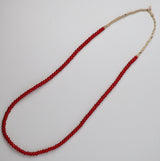Red Trade Bead Necklace