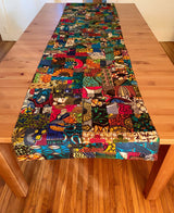 Reversible Quilted Ankara Table Runner