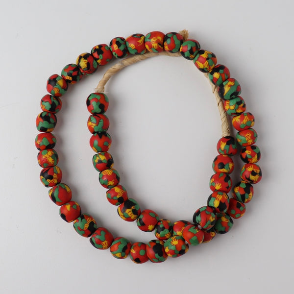 Round Trade Bead Necklace - Multicolor